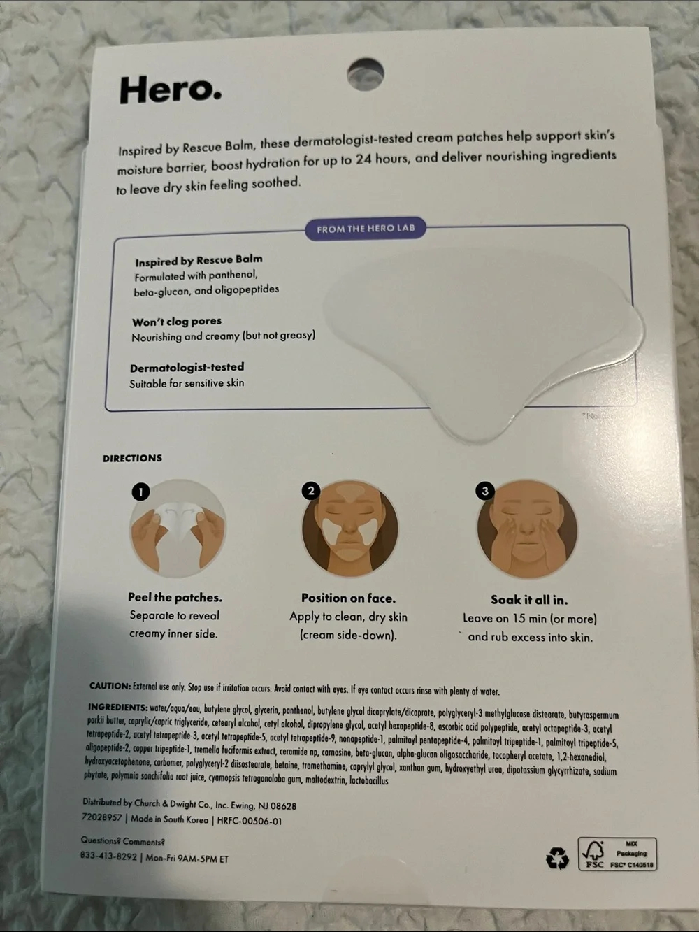 NWT Hero Cosmetics Rescue Patch